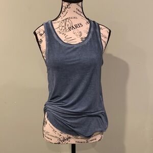 PAIGE Georgina Women’s Small Soft Washed Blue Long Tank Top Sleeveless Tunic